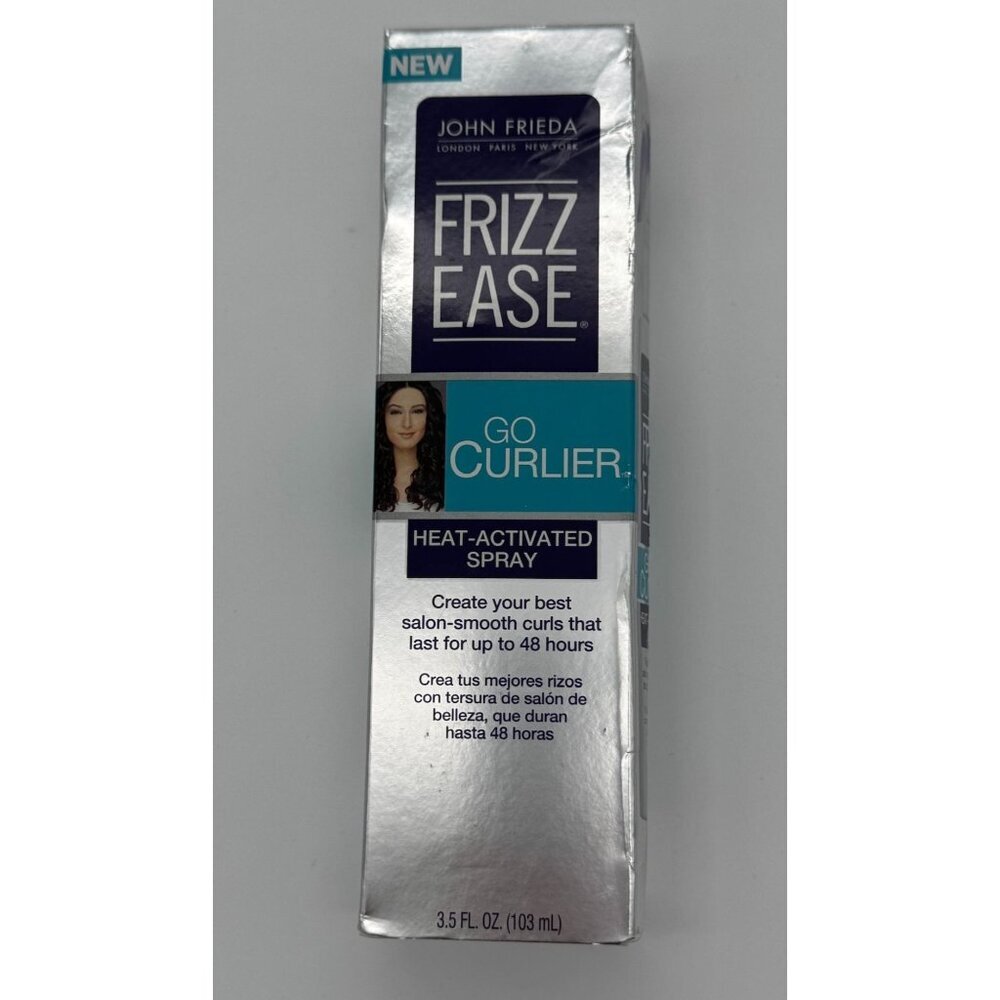 John Frieda FRIZZ EASE Go Curlier Heat Activated Spray 3.5 fl oz 103 ml